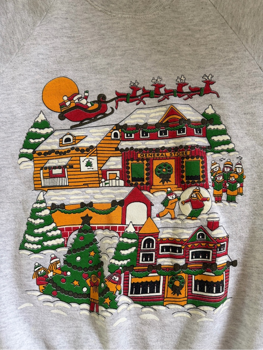 Vintage Jerzees Christmas Sweater - Picture 2 of 3